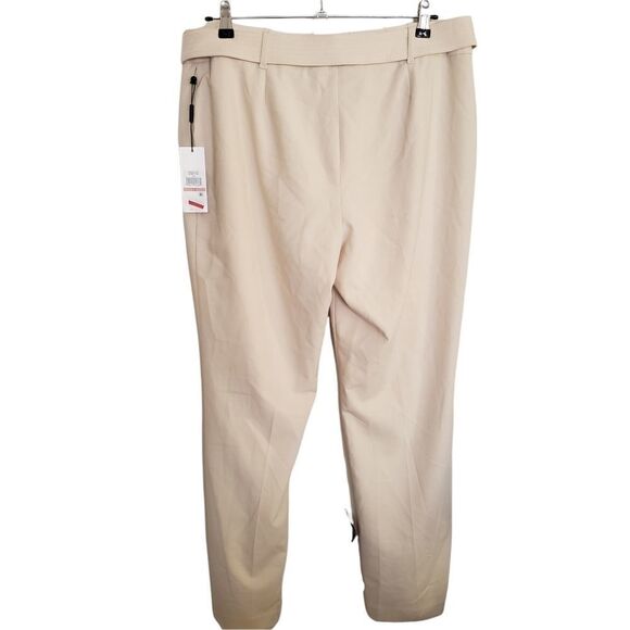 Calvin Klein Mid-Rise Ankle Straight Leg Pants - Picture 2 of 7